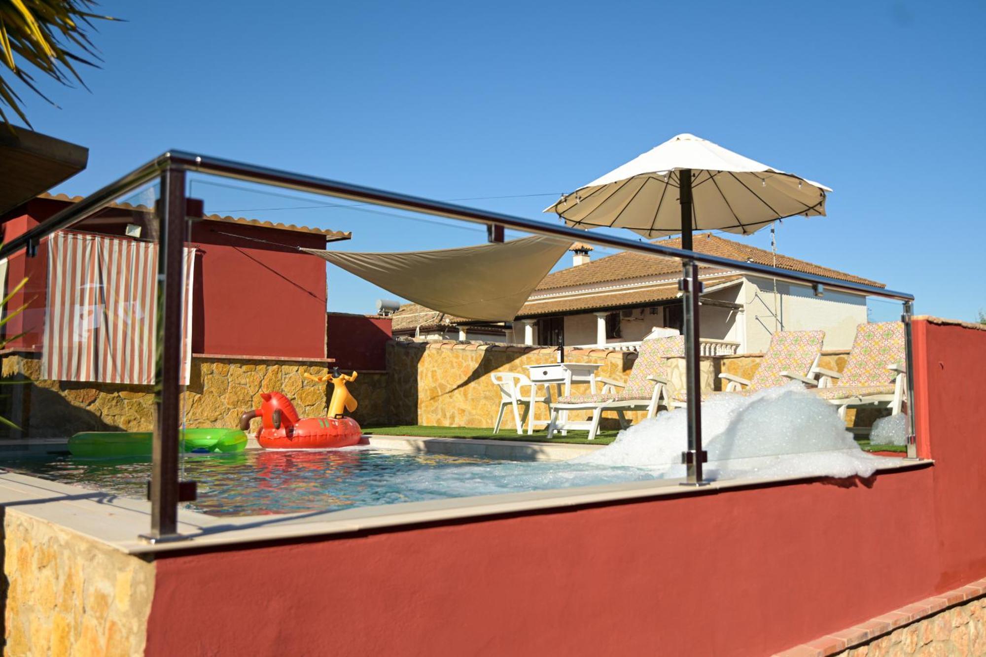 Casa Rural La Encina ออร์นาชวยโลส ภายนอก รูปภาพ