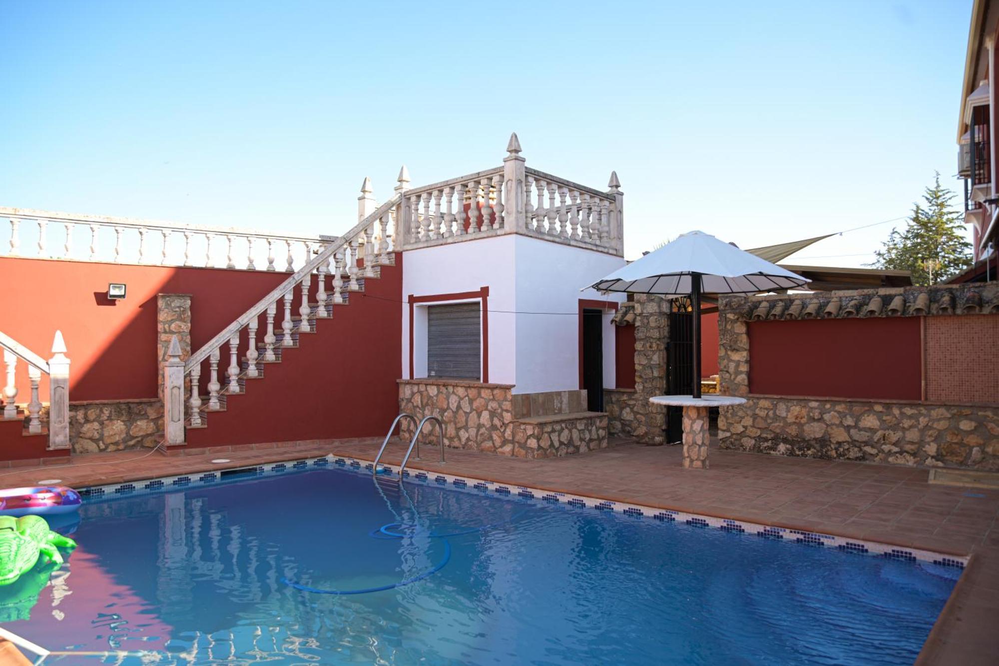 Casa Rural La Encina ออร์นาชวยโลส ภายนอก รูปภาพ