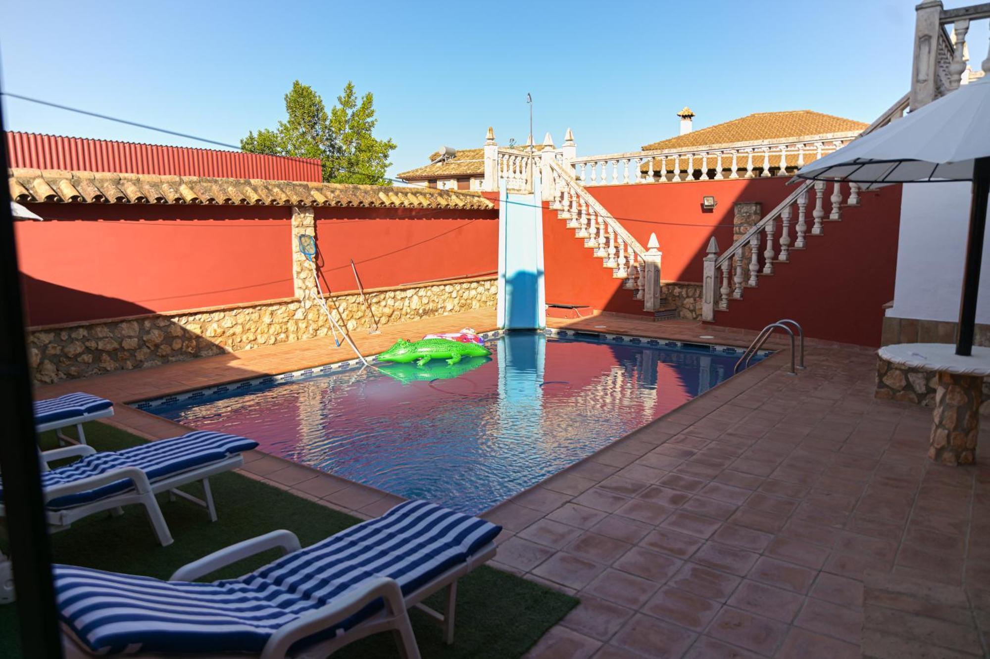 Casa Rural La Encina ออร์นาชวยโลส ภายนอก รูปภาพ